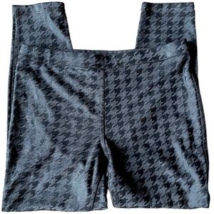 Sharagano houndstooth checkered pull-on pants/ leggings